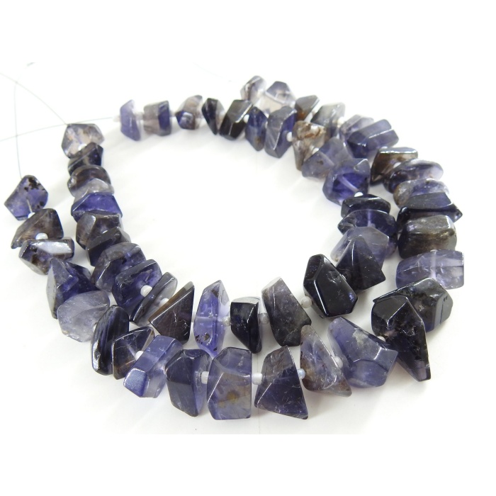 Iolite Faceted Tumble Beads,Nuggets,Irregular Shape,Loose Stone,Handmade,For Making Jewelry,Bracelet, 8Inch 18-10MM Approx,100%Natural TU5 | Save 33% - Rajasthan Living 8