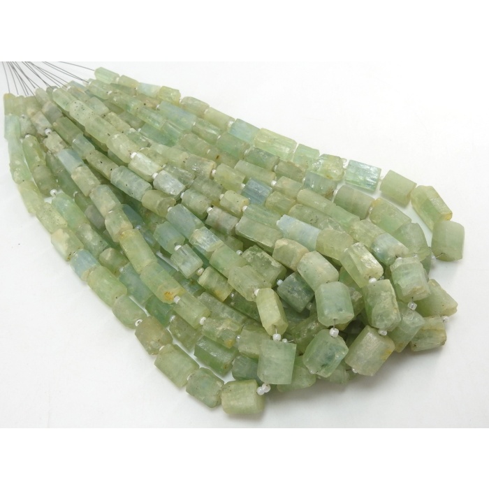 Aquamarine Natural Crystal Rough Tube Bead,Nuggets,Tumble,Loose Raw,Minerals Stone,Wholesaler,Supplies,12Inch 11X7To8X4MM Approx RB1 | Save 33% - Rajasthan Living 10