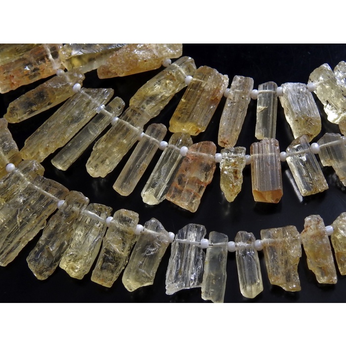 Scapolite Natural Rough Stick,Crystal Healing Point,Raw,Minerals Gemstone,Loose Stone,30Piece Strand 26X7To10X6MM Approx R6 | Save 33% - Rajasthan Living 10