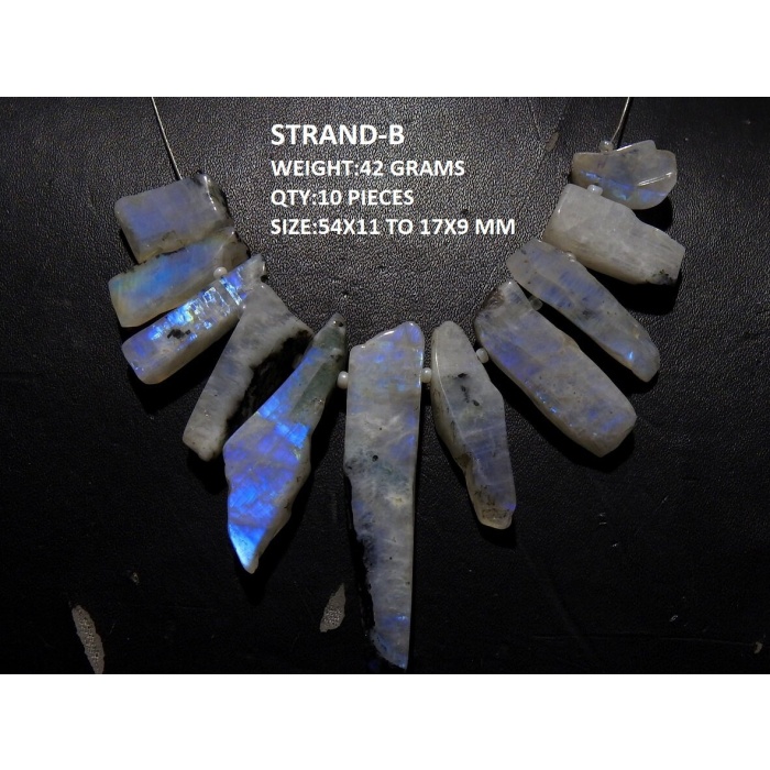 White Rainbow Moonstone Rough Stick,Slab,Nuggets,Polished,Loose Raw,Multi Flashy Fire,Minerals,Wholesaler,Supplies 100%Natural R4 | Save 33% - Rajasthan Living 6