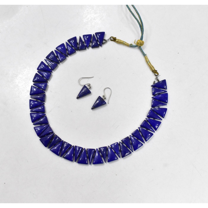 100% Natural lapis lazuli Afghanistan Mines,Blue stone Necklace,Handmade Necklace,Handicraft Necklace,Valentine,s Day Gift,Gift For Her. | Save 33% - Rajasthan Living 10