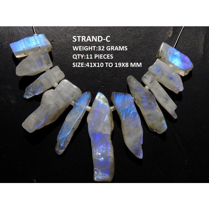 White Rainbow Moonstone Rough Stick,Slab,Nuggets,Polished,Loose Raw,Multi Flashy Fire,Minerals,Wholesaler,Supplies 100%Natural R4 | Save 33% - Rajasthan Living 7