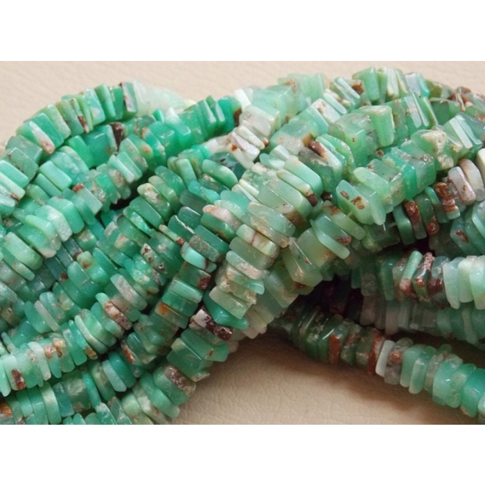 Chrysoprase Smooth Heishi,Square,Cushion,Multi Shaded,Handmade,Loose Stone,Necklace,Wholesaler,Supplies,16Inches Strand,100%Natural,PME-H2 | Save 33% - Rajasthan Living 5