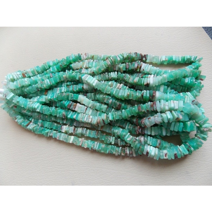 Chrysoprase Smooth Heishi,Square,Cushion,Multi Shaded,Handmade,Loose Stone,Necklace,Wholesaler,Supplies,16Inches Strand,100%Natural,PME-H2 | Save 33% - Rajasthan Living 9