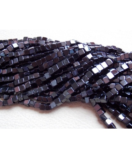 Black Spinel Smooth Cube,Box,Loose Beads,Handmade,For Making Jewelry 16Inch 4MM Approx Wholesale Price New Arrival 100%Natural(pme)CB2 | Save 33% - Rajasthan Living