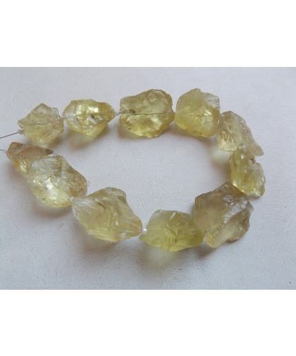 Natural Lemon Quartz Rough Tumble,Nuggets,Loose Raw,For Making Jewelry 8 inchs strands Wholesale Price New Arrival R2 | Save 33% - Rajasthan Living 3