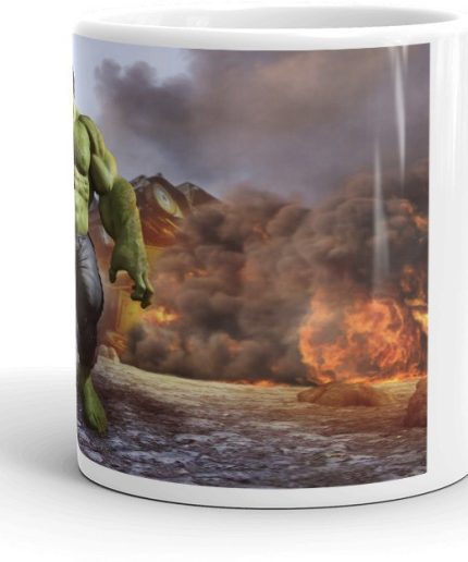 NK Store Incredible Hulk Printed Tea And Coffee Mug (320ml) | Save 33% - Rajasthan Living