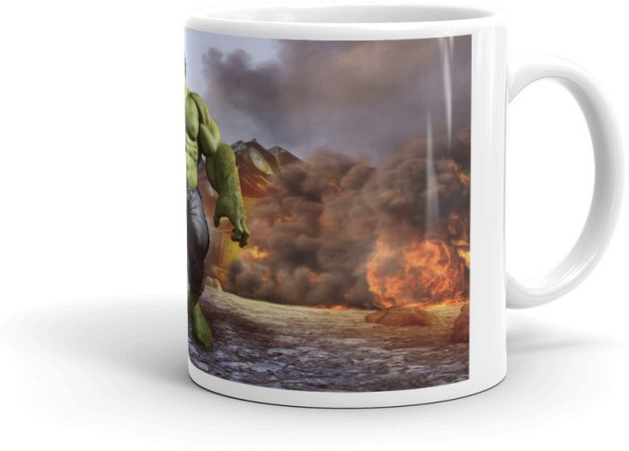 NK Store Incredible Hulk Printed Tea And Coffee Mug (320ml) | Save 33% - Rajasthan Living 5