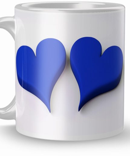 NK Store Printed Love Heart Valentine Day Tea And Coffee Mug (320ml) | Save 33% - Rajasthan Living 3