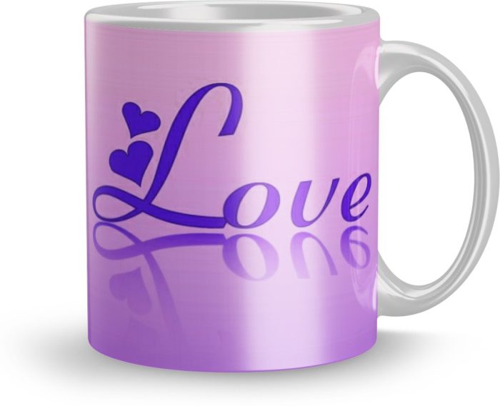 NK Store Printed Love Valentine Day Tea And Coffee Mug (320ml) | Save 33% - Rajasthan Living 5