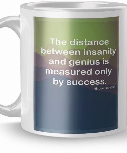 NK Store Printed Measured Only by Success Tea And Coffee Mug (320ml) | Save 33% - Rajasthan Living