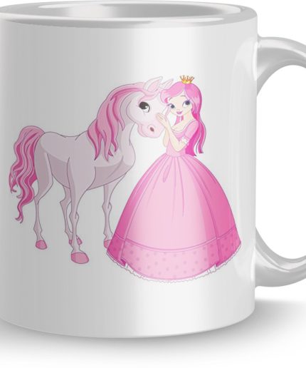 NK Store Printed Pink Girl Tea And Coffee Mug (320ml) | Save 33% - Rajasthan Living 3