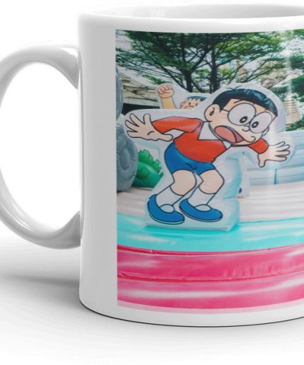 NK Store Playing Nobita Doraemone  Tea and Coffee Mug (320ml) | Save 33% - Rajasthan Living 3