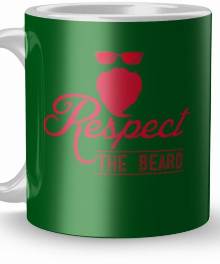 NK Store Printed Respect the Beard Tea And Coffee Mug (320ml) | Save 33% - Rajasthan Living