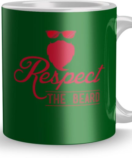 NK Store Printed Respect the Beard Tea And Coffee Mug (320ml) | Save 33% - Rajasthan Living 3