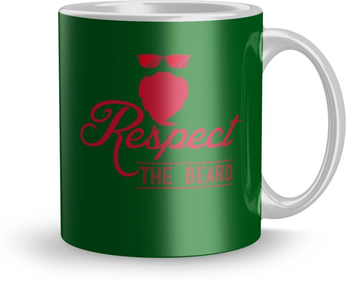 NK Store Printed Respect the Beard Tea And Coffee Mug (320ml) | Save 33% - Rajasthan Living 6