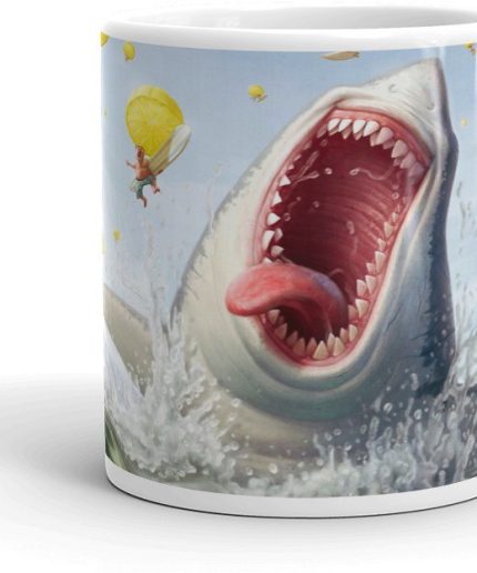 NK Store Shark Attack Tea and Coffee Cup (320ml) | Save 33% - Rajasthan Living