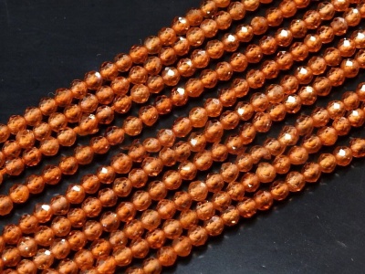 Hessonite Garnet Faceted Sphere Ball Beads/Rondelle/Round/Loose Stone/For Making Jewelry/13Inch 2MM Approx/Wholesaler/Supplies/PME-B5 | Save 33% - Rajasthan Living 10