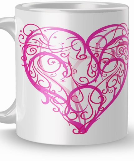 NK Store Printed Smile Love Valentine Day Tea And Coffee Mug (320ml) | Save 33% - Rajasthan Living 3