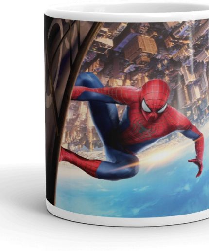 NK Store Spider Man Swings Into Air Tea and Coffee Mug (320ml) | Save 33% - Rajasthan Living