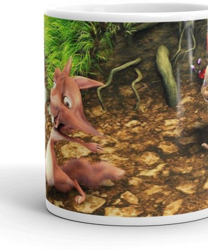 NK Store Two Squirrel Running Printed Tea and Coffee Mug (320ml) | Save 33% - Rajasthan Living