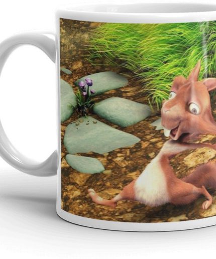 NK Store Two Squirrel Running Printed Tea and Coffee Mug (320ml) | Save 33% - Rajasthan Living 3