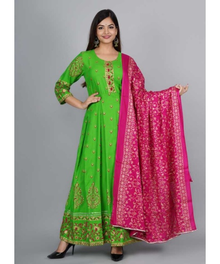 Anarkli Kurta With Duppata Set | Save 33% - Rajasthan Living