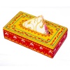 Handpainted Tissue Box Holder (IHK-14021) | Save 33% - Rajasthan Living 11