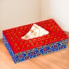 Handpainted Tissue Box Holder (IHK14017) | Save 33% - Rajasthan Living 9