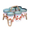 Valentine Special Handpainted Kettle Set With 6 Glass & 1 Trey | Save 33% - Rajasthan Living 12