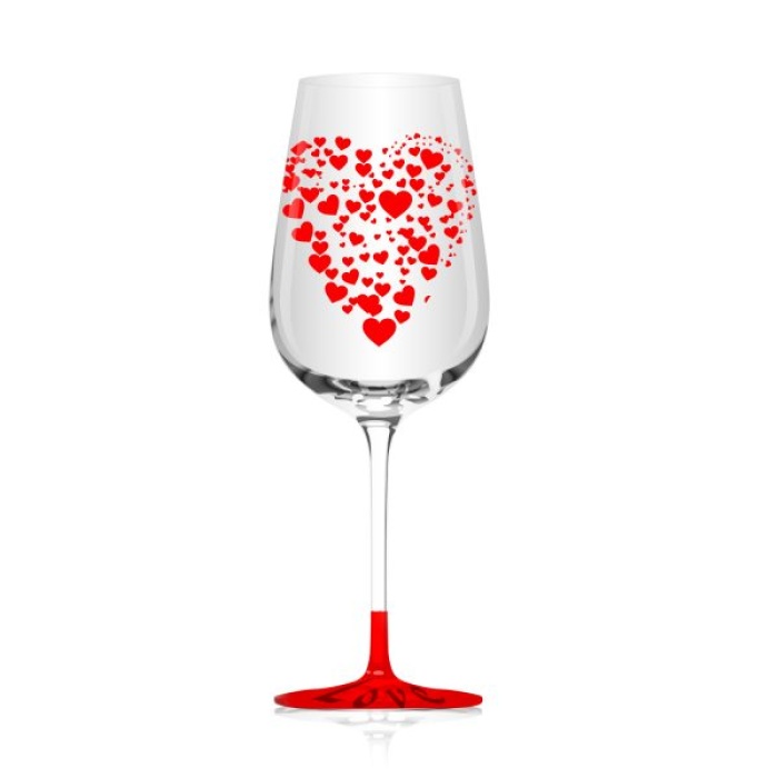 iHandikart Valentine Wine Glasses (Set of 2 Glass) for Gift Anniversary | Date Night |Besties |BFF| Bridesmaids | Weddings | Parties. 30008 | Save 33% - Rajasthan Living 6