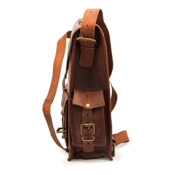 iHandikart Leather Backpack Bag, Size-15 x 11 Inch | Save 33% - Rajasthan Living 8