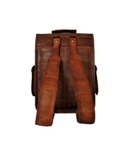 iHandikart Leather Backpack Bag, Size-16  x 12 Inch | Save 33% - Rajasthan Living 3