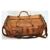 Vintage Leather Duffle Bag 24 x 11 inch from iHandikart Handicrafts made of 100% Goat Leather, Luggage Bag Suitable for Travelling also Known as Travel Bag, GYM Bag Best for Carrying GYM Shoes, Towel and Other Sports Acessories, it looks Trendy and Stylish Forever | Save 33% - Rajasthan Living 12