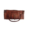 Vintage Leather Duffle Bag 24 x 11 inch from iHandikart Handicrafts made of 100% Goat Leather, Luggage Bag Suitable for Travelling also Known as Travel Bag, GYM Bag Best for Carrying GYM Shoes, Towel and Other Sports Acessories, it looks Trendy and Stylish Forever | Save 33% - Rajasthan Living 9