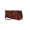 Vintage Leather Duffle Bag 24 x 11 inch from iHandikart Handicrafts made of 100% Goat Leather, Luggage Bag Suitable for Travelling also Known as Travel Bag, GYM Bag Best for Carrying GYM Shoes, Towel and Other Sports Acessories, it looks Trendy and Stylish Forever | Save 33% - Rajasthan Living 10