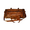 Vintage Leather Duffle Bag 18 x 10 inch from iHandikart Handicrafts made of 100% Goat Leather, Luggage Bag Suitable for Travelling also Known as Travel Bag, GYM Bag Best for Carrying GYM Shoes, Towel and Other Sports Acessories, it looks Trendy and Stylish Forever | Save 33% - Rajasthan Living 12