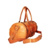 Goat Leather GYM Duffle Bag 18 x 10 inches from iHandikart Handicraft made of Vintage Leather, Luggage Bag Suitable for Travelling also known as Travel Bag, Best for Carrying GYM Shoes, Towel, Clothes and other Sports Acessories, it Looks Trendy and Stylish forever | Save 33% - Rajasthan Living 11