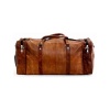 Goat Leather GYM Duffle Bag 24 x 11 inches from iHandikart Handicraft made of Vintage Leather, Luggage Bag Suitable for Travelling also known as Travel Bag, Best for Carrying GYM Shoes, Towel, Clothes and other Sports Acessories, it Looks Trendy and Stylish forever | Save 33% - Rajasthan Living 10