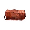 Leather Luggage Bag for Travelling 24 x 11 inches From iHandikart Handicraft Made of Vintage 100% Genuine Goat Leather, also usefull for Carrying Shoes, Towel, Clothes and Other Sports Acessories to GYM or Playground, it Looks Trendy and Stylish Forever | Save 33% - Rajasthan Living 10
