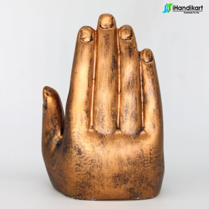 Polyresin Palm Buddha | Save 33% - Rajasthan Living 7