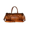 Leather Travelling Bag for Travel Purpose 20 x 10 inch from iHandikart Handicrafts Made of Vintage 100% Genuine Goat Leather, also usefull for Carrying Shoes, Towel, Clothes and other Sports Acessories to GYM Or Playground, it Looks Trendy and Stylish forever? | Save 33% - Rajasthan Living 10