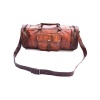 Leather Travelling Bag for Travel Purpose 22 x 11 inch from iHandikart Handicrafts Made of Vintage 100% Genuine Goat Leather, also usefull for Carrying Shoes, Towel, Clothes and other Sports Acessories to GYM Or Playground, it Looks Trendy and Stylish forever? | Save 33% - Rajasthan Living 9