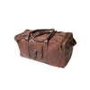 Leather Travelling Bag for Travel Purpose 24 x 11 inch from iHandikart Handicrafts Made of Vintage 100% Genuine Goat Leather, also usefull for Carrying Shoes, Towel, Clothes and other Sports Acessories to GYM Or Playground, it Looks Trendy and Stylish forever? | Save 33% - Rajasthan Living 9