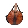 Leather Travelling Bag for Travel Purpose 24 x 11 inch from iHandikart Handicrafts Made of Vintage 100% Genuine Goat Leather, also usefull for Carrying Shoes, Towel, Clothes and other Sports Acessories to GYM Or Playground, it Looks Trendy and Stylish forever | Save 33% - Rajasthan Living 12