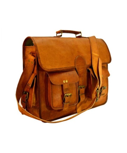 Leather Briefcase Bag | Save 33% - Rajasthan Living 3