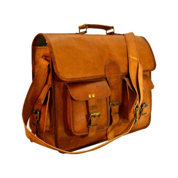 Leather Briefcase Bag | Save 33% - Rajasthan Living 7