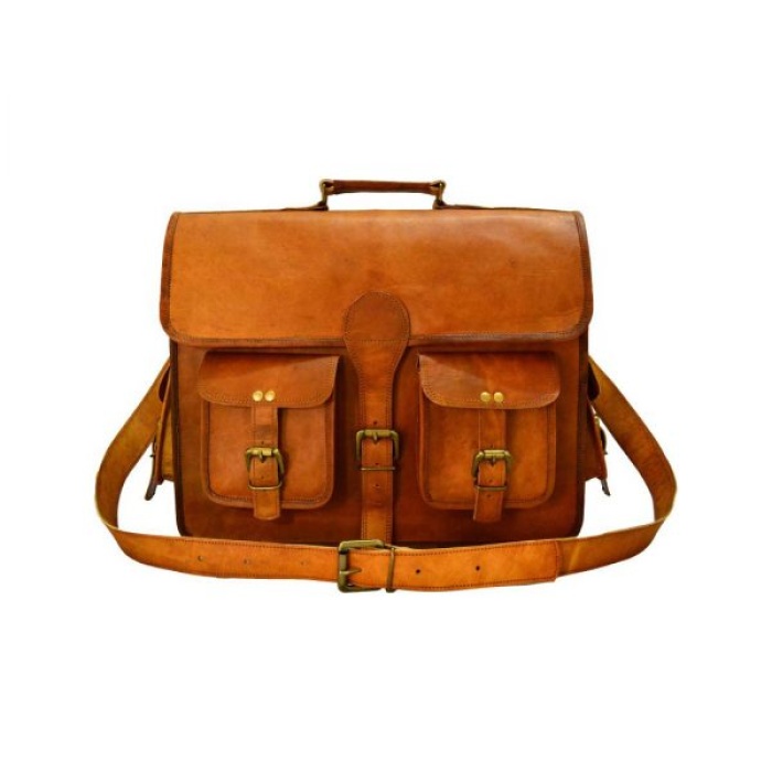 Leather Briefcase Bag | Save 33% - Rajasthan Living 6