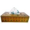 Handpainted Tissue Box Holder (IHK14005) | Save 33% - Rajasthan Living 10