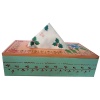 Handpainted Tissue Box Holder (IHK14007) | Save 33% - Rajasthan Living 11